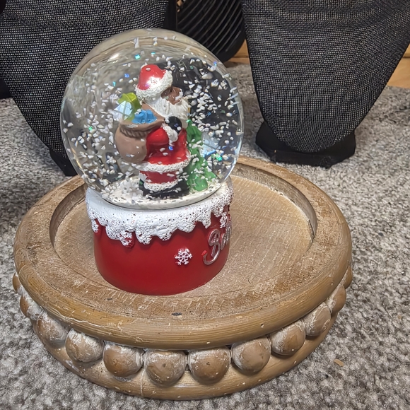 Santa “Believe” Christmas Snow Globe — Holiday Decor - Picture 4 of 9